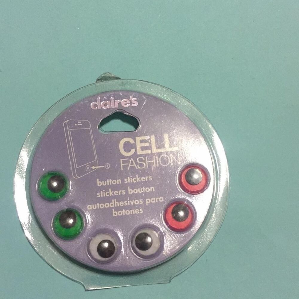 Call button stickers claires